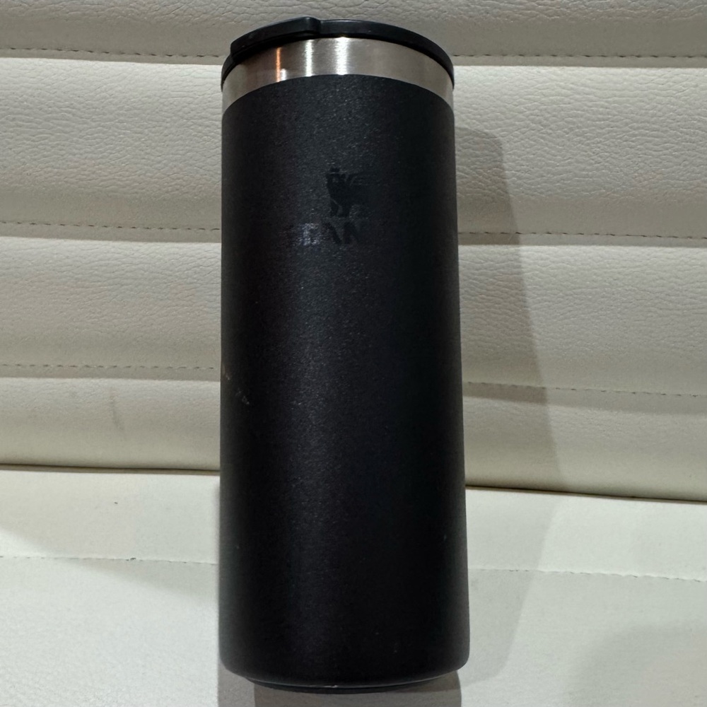 Stanley Stainless Steel Tumbler in Blac The Everyday Slim Can Cooler Cup | 10 OZ